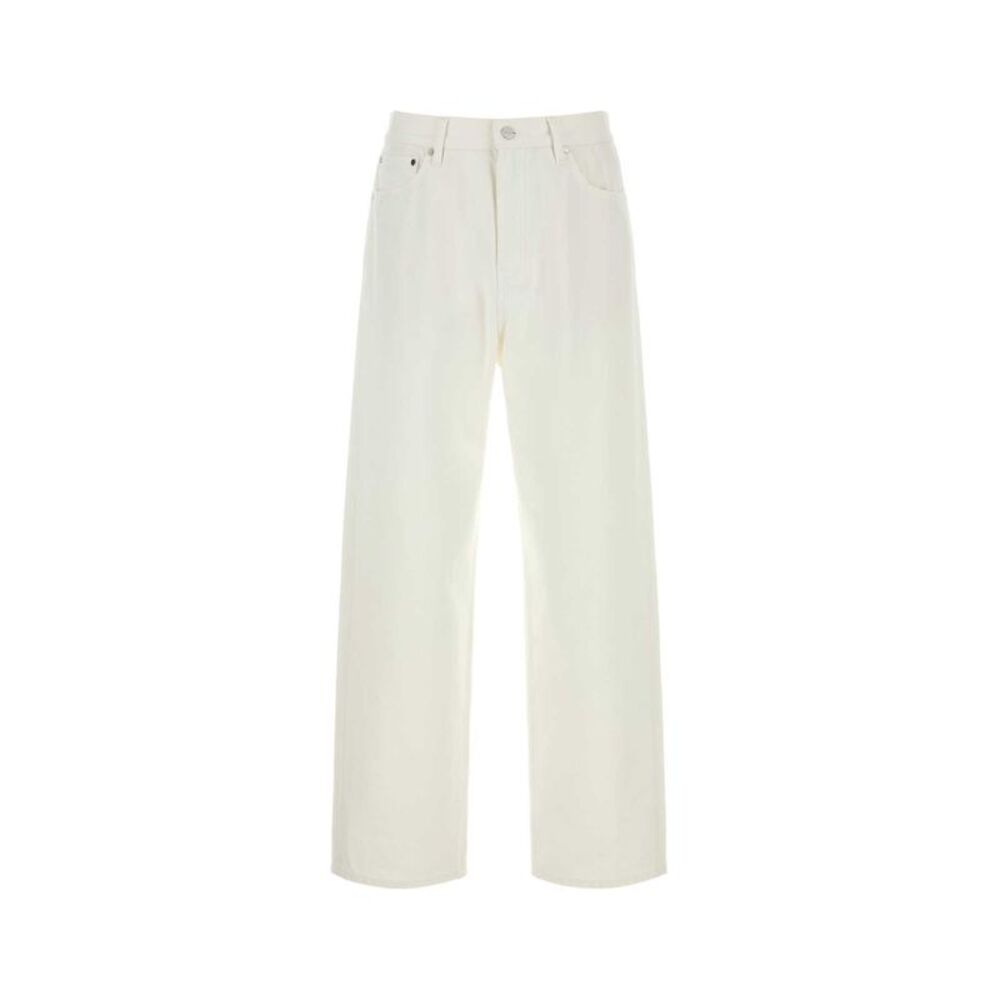 Jil Sander Men White Denim Jeans